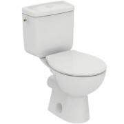 Noé pack WC au sol complet abattant standard - blanc