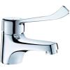 Mitigeur lavabo hauteur 45 tirette avec manette ajourée - Delabie