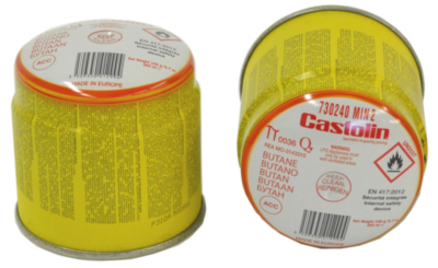 Cartouche gaz butane 730240MIN2 - Castolin